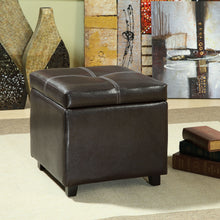 Load image into Gallery viewer, Treasure Upholstered Vinyl Ottoman by Modway