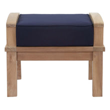 Load image into Gallery viewer, Marina Outdoor Patio Teak Ottoman by Modway