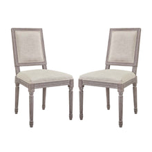 Load image into Gallery viewer, Court Upholstered Fabric Dining Side Chair Set of 2 by Modway