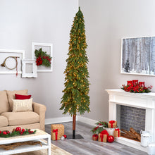 Load image into Gallery viewer, 9' Gr& Alpine Artificial Christmas Tree w/ 600 Clear Lights & 1183 Bendable