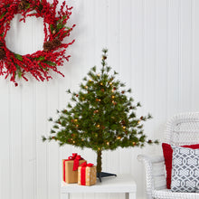 Load image into Gallery viewer, 3' Colorado Mountain Pine Artificial Christmas Tree w/ 50 Clear Lights
