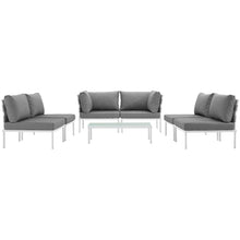 Load image into Gallery viewer, Harmony 7 Piece Outdoor Patio Aluminum Sectional Sofa Set by Modway