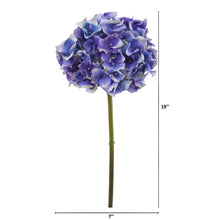 Load image into Gallery viewer, 19" Hydrangea Artificial Flower (Set of 6)