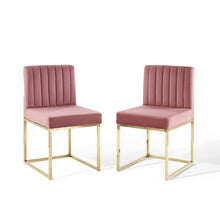 Load image into Gallery viewer, Carriage Performance Velvet Dining Chair Set of 2 by Modway