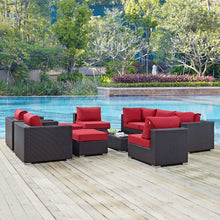 Load image into Gallery viewer, Convene 10 Piece Outdoor Patio Sectional Set by Modway