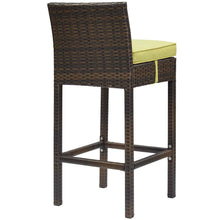 Load image into Gallery viewer, Conduit Outdoor Patio Wicker Rattan Bar Stool Set of 4 by Modway