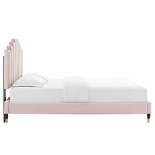 Load image into Gallery viewer, Elise Performance Velvet King Platform Bed by Modway