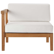Load image into Gallery viewer, Bayport Outdoor Patio Teak Wood Left-Arm Chair by Modway