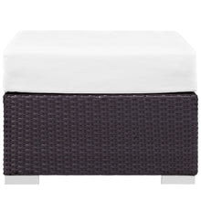 Load image into Gallery viewer, Convene Outdoor Patio Fabric Square Ottoman by Modway