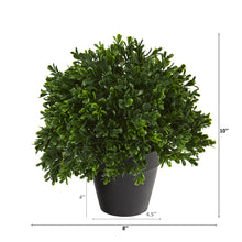 Load image into Gallery viewer, 10" Boxwood Topiary Artificial Plant UV Resistant