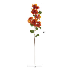 Load image into Gallery viewer, 37" Bougainvillea Artificial Flower (Set of 4)