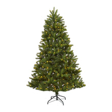 Load image into Gallery viewer, 6' New Haven Spruce 'Natural Look' Artificial Christmas Tree with 350 LED Lights