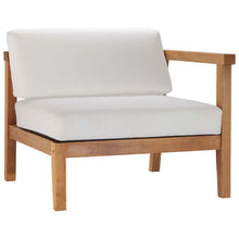 Load image into Gallery viewer, Bayport Outdoor Patio Teak Wood Right-Arm Chair by Modway