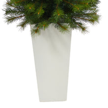 Load image into Gallery viewer, 57' Green Valley Pine Artificial Christmas Tree w/ 100 Warm White LED Lights