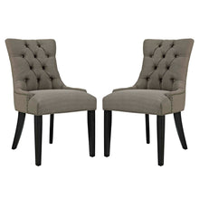 Load image into Gallery viewer, Regent Fabric Dining Side Chair Set of 2 by Modway