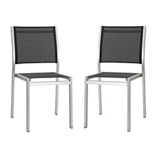 Load image into Gallery viewer, Shore Outdoor Patio Aluminum Side Chair Set of 2 by Modway
