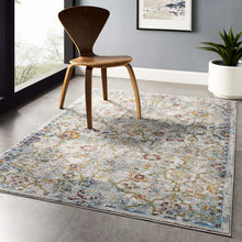 Load image into Gallery viewer, Success Manuka Distressed Vintage Floral Lattice 4x6 Area Rug by Modway