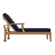 Load image into Gallery viewer, Marina Outdoor Patio Teak Single Chaise by Modway