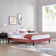 Load image into Gallery viewer, Reign Performance Velvet Queen Platform Bed Frame by Modway
