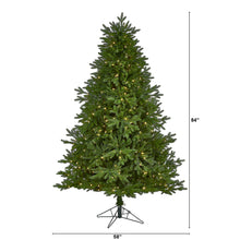 Load image into Gallery viewer, 7' Nova Scotia Fir Real Touch Artificial Christmas Tree w/ 400 LED