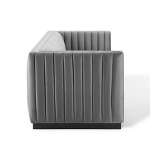 Load image into Gallery viewer, Conjure Channel Tufted Velvet Sofa by Modway