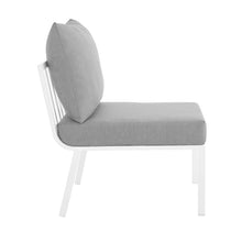 Load image into Gallery viewer, Riverside Outdoor Patio Aluminum Armless Chair by Modway