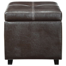 Load image into Gallery viewer, Treasure Upholstered Vinyl Ottoman by Modway