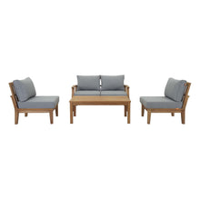 Load image into Gallery viewer, Marina 5 Piece Outdoor Patio Teak Set by Modway