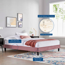 Load image into Gallery viewer, Reign Performance Velvet Queen Platform Bed Frame by Modway