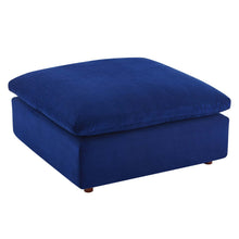 Load image into Gallery viewer, Commix Down Filled Overstuffed Performance Velvet Ottoman by Modway