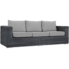Load image into Gallery viewer, Summon 3 Piece Outdoor Patio Sunbrella¨ Sectional Set by Modway