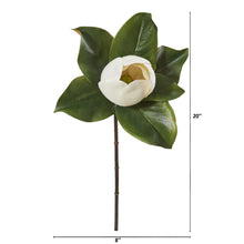 Load image into Gallery viewer, 20" Magnolia Artificial Flower (Set of 6)