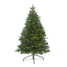 Load image into Gallery viewer, 4' Grand Teton Spruce Flat Back Artificial Christmas Tree