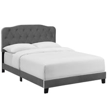 Load image into Gallery viewer, Amelia Performance Velvet Queen Bed by Modway
