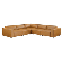 Load image into Gallery viewer, Restore 5-Piece Vegan Leather Sectional Sofa by Modway