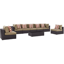 Load image into Gallery viewer, Convene 8 Piece Outdoor Patio Sectional Set by Modway