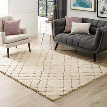 Load image into Gallery viewer, Jubilant Verona Abstract Geometric Shag 5x8 Area Rug by Modway