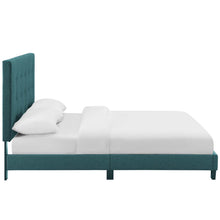 Load image into Gallery viewer, Melanie Tufted Button Upholstered Fabric Queen Platform Bed by Modway