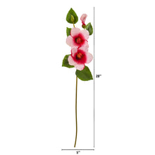 Load image into Gallery viewer, 28" Hibiscus Artificial Flower (Set of 12)