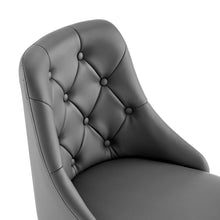 Load image into Gallery viewer, Distinct Tufted Swivel Vegan Leather Office Chair by Modway