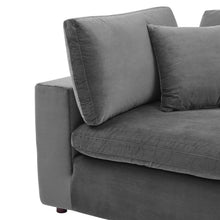 Load image into Gallery viewer, Commix Down Filled Overstuffed Performance Velvet Corner Chair by Modway