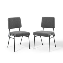 Load image into Gallery viewer, Craft Dining Side Chair Upholstered Fabric Set of 2