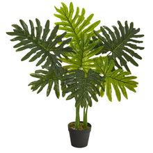 Load image into Gallery viewer, 3' Philodendron Artificial Plant (Real Touch)
