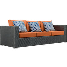 Load image into Gallery viewer, Sojourn 3 Piece Outdoor Patio Sunbrella¨ Sectional Set by Modway
