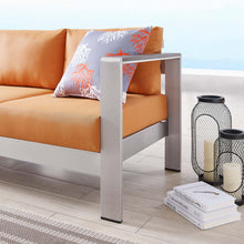 Load image into Gallery viewer, Shore Outdoor Patio Aluminum Sofa by Modway