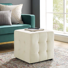 Load image into Gallery viewer, Contour Tufted Cube Performance Velvet Ottoman by Modway