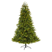 Load image into Gallery viewer, 7' New Haven Spruce 'Natural Look' Artificial Christmas Tree with 500 LED Lights