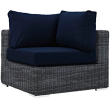 Load image into Gallery viewer, Summon 5 Piece Outdoor Patio Sunbrella¨ Sectional Set by Modway