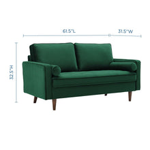 Load image into Gallery viewer, Valour Performance Velvet Loveseat by Modway