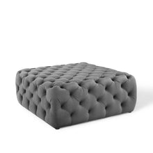 Load image into Gallery viewer, Amour Tufted Button Large Square Performance Velvet Ottoman by Modway